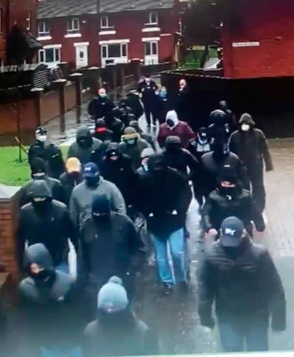 Masked gang in the Pitt Park area of east Belfast linked to UVF trouble